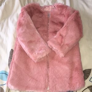 Toddler Girls Pink Fur Coat from GAP